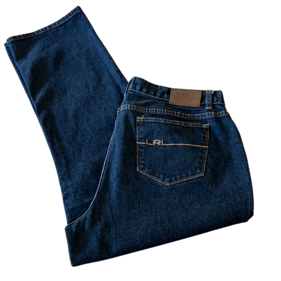 LAUREN RALPH LAUREN Women’s Blue Jeans- straight leg - Size 16 - Picture 2 of 13